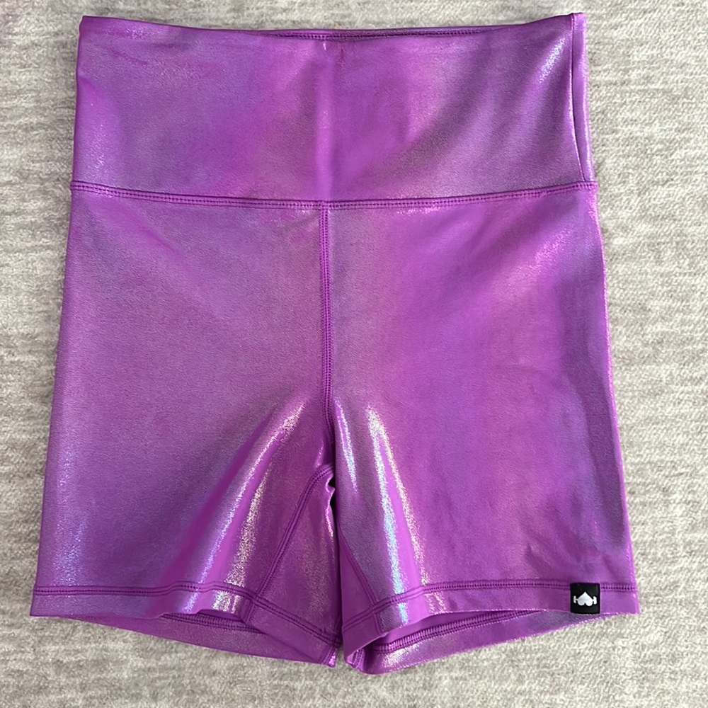 5" DAIS Shiny Hiney - Medium / Violet Metallic WOD Bottoms